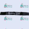 Birthday Girl Exclusive Sash - Random color.