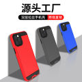 Applicable OPPO A74 Two-in-One Double-Layer Wire Drawing tpu pc Solid Color Four-Corner Drop-Resistant A93 Phone case.