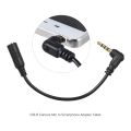 3.5mm 3 Pole TRS Female to 4 Pole TRRS Male 90 Degree Right Angled Microphone Adapter Cable Audio Stereo Mic Converter. 