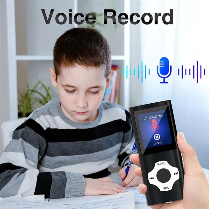 MP3%20Music%20Player%20with%20Bluetooth%205.0,%20Portable%20HiFi%20Music%20Player%20Video/Photo%20Viewer%20for%20Kids%20(Blue)%20-%20Image%203