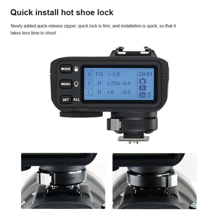 Godox%20X2T%20TTL%201/8000s%20HSS%20Wireless%20Flash%20Trigger%20Transmitter%20for%20Canon%20Nikon%20Sony%20Fuji%20Pentax%20Olympus%20Camera%20Ootdoor%20Flashes%20-%20Image%205