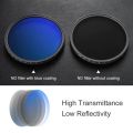 K&F Concept 43mm KF01.1396 ND2-ND400 NANO-C HMC Blue Multi-Coated Variable Neutral Density ND Filter. 