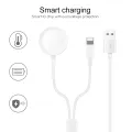 Fast 2 in 1 Smart Watch Wireless Charger For Apple Watch Series 1 2 3 4 USB Magnetic Charging Cable For iPhone 7 8 X Max Good effect and easy to use. 