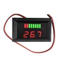 DC 12V Lead ACID Batteries Indicator Battery Capacity LED Tester Digital Voltmeter.