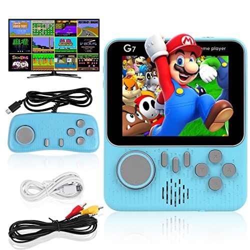 G7 Game Consoles Hand-Held Video Gaming 3.5 inch 666 Game