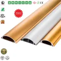 90X23mm Aluminum Metal Surface Cable Raceway Metal Floor Cable Duct Floor Wire Cover Metal Cable Protector Cable Trunking Large. 