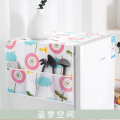 1PCS Dust Cover Refrigerator Cover with Pocket Double Sided Storage Hanging Bags Kitchen Fridge Cover. 