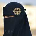 Niqab Embroidery Work Dubai Ceri Georgette Fabrics Calligraphy Designed Niqab For Women. 