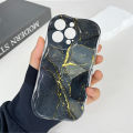 Jizetin for Vivo V25 5G V25E Back Cover Gilded Marble Cream Wavy Edge Soft Silicone Phone Case.