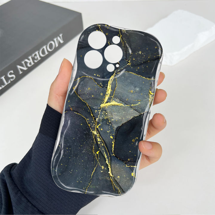 Jizetin%20for%20Vivo%20V25%205G%20V25E%20Back%20Cover%20Gilded%20Marble%20Cream%20Wavy%20Edge%20Soft%20Silicone%20Phone%20Case%20-%20Image%204