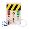 Montessori Toys with Switch, Toddler Busy Board Developing Teaching Aids Busy Board with led, for Outdoor Exercise Teaching Party.