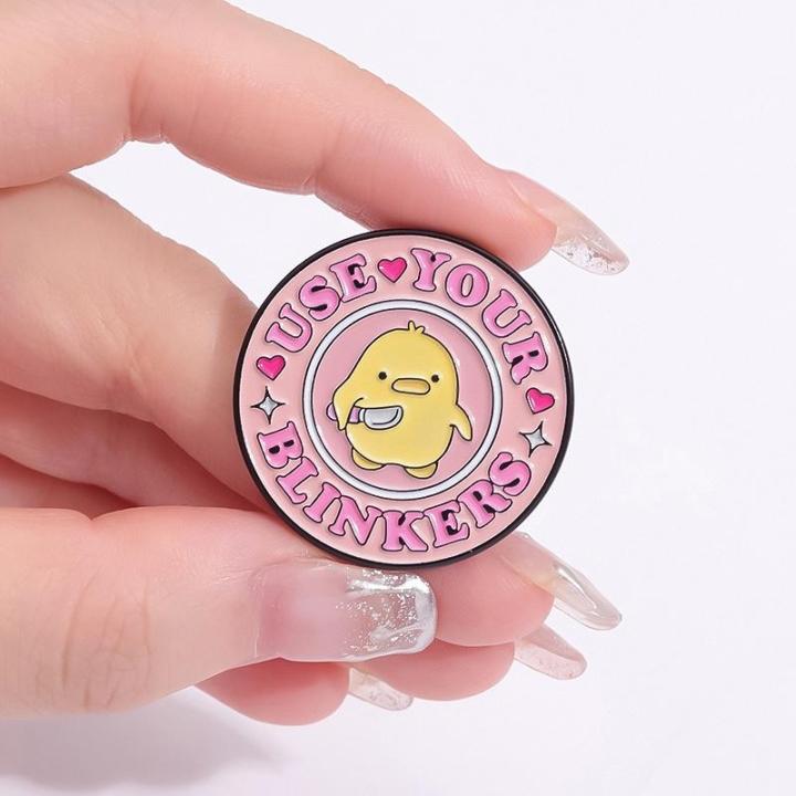 I'm%20Not%20Cute%20I'm%20Dangerous%20Cartoon%20Yellow%20Duck%20Brooch%20Clothing%20Bag%20Accessories%20Gift%20-%20Image%206
