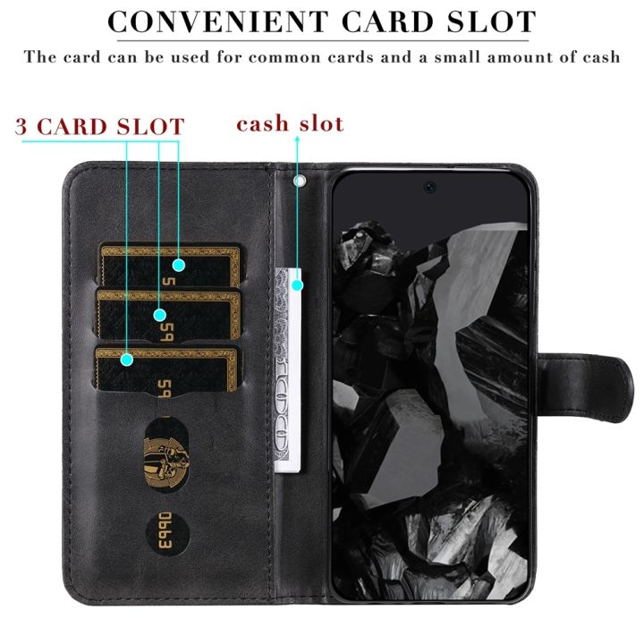 %E3%80%90Lowest%20Prices%20Online%E3%80%91%20Fashion%20Calf%20Texture%20Zipper%20Leather%20Phone%20Case%20For%20Google%20Pixel%209%20Pro/Google%20Pixel%209%20-%20Image%205