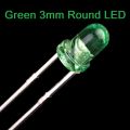 50Pcs- 3mm COLORFUL GREEN LED 3mm Round LED Light Emitting Diode Basic Green Light Bulbs For Electronics Project Indicator Front Panels LED Light DIY - Rgb Light. 