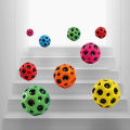 Useful Hole Ball Soft Bouncy Ball Anti-fall Moon Shape Porous Bouncy Ball Kids - 1 Pcs.