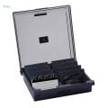 Business Card Holder File Card Storage Box Name Card Organizer and 8 Divider.