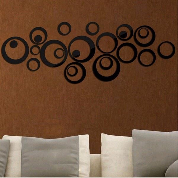 Circle%20Wall%20Sticker%2024Pcs%20DIY%20Art%20Wall%20Stickers%20sofa%20background%20wallpaper%20Acrylic%20mirror%20stick%20-%20Image%202