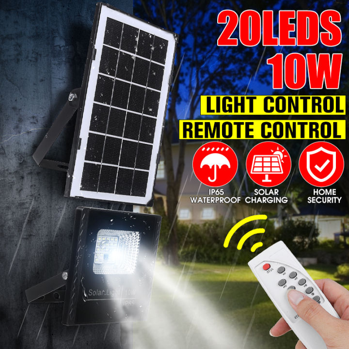 Common%2010W%20IP65%20Waterproof%20Solar%20Street%20Light%20Remote%20Control/Light%20Control%20LED%20Solar%20Panel%20Garden%20Lamp%20for%20Garden%20Backyard%20Street%20with%201%20Solar%20Panel%20+%201%20Remote%20Controller%20-%20Image%203