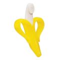 Baby Banana Infant Toothbrush, Easy to Hold, Train Infants Babies and Toddlers for Oral Hygiene, Teether Effect for Sore Gums.