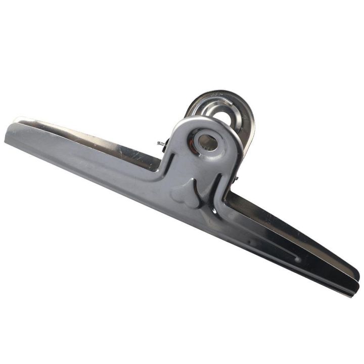 YANGMJ%202%20PCS%20Bulldog%20Clips,%2030cm%20Stainless%20Steel%20Bull%20Binder,%20Extra%20Paper%20Clips%20Jumbo%20Sliver%20Clamps%20Paper%20Clip%20Office%20-%20Image%203