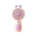 USB Rechargeable Mini Fan Cartoon Flower Handheld Air Cooler Portable Fan For Home Outdoor With lanyard Neck Fan Dropshipping. 