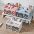 1pcs Multi Style Desktop Organizer Cute Multifunction Solid Color Desk Pen Holder School Office Stationery Storage Box. 