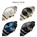 Premium Quality - FOURRON Men's Waterproof Calendar Ultra-thin Stainless Steel Strap Quartz Watch - Trend and Need full - Durablity Assurance. 