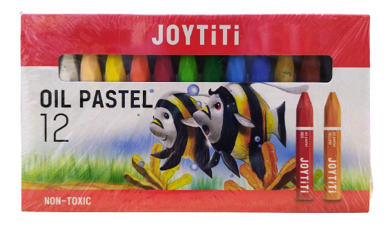 JOY TITI 12 colour oil pastel (Non-Toxic)