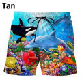 Dolphin 3D Printed Shorts Men's Street Fashion Hip-hop Funny Beach Shorts Ropa Hombre Mens Swim Trunks Cool Board Shorts Chilren. 