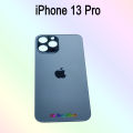 Backshell for iPhone 13 Pro Replacement Back Battery Cover Back Rear Glass Case - camera. 
