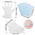 200 Counts Paraffin Wax Liners for Hands Feet Plastic Paraffin Wax Booties Bags Therapy Wax Socks Gloves Paraffin Bath Mitts.