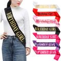 Birthday sash/Birthday girl sash/Birthday Girl Exclusive Sash. 