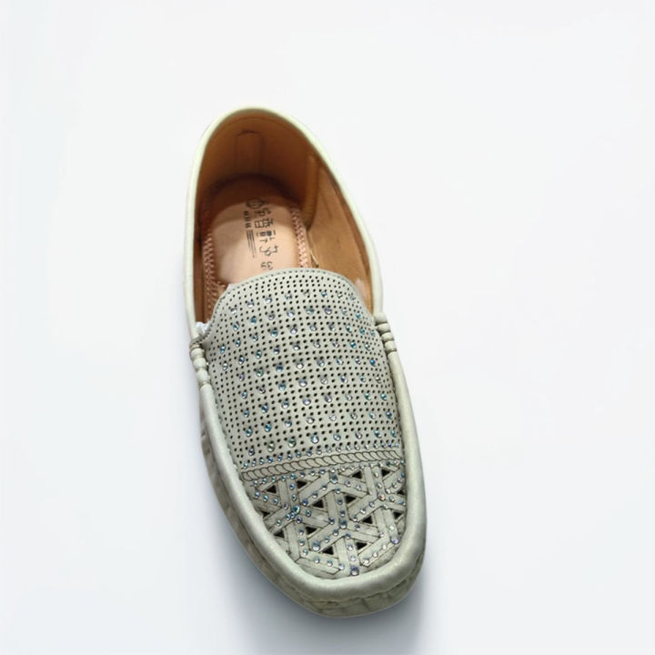 MNB L-9004 Premium Quality Soft Leather Loafers for Women - Comfortable Sandals