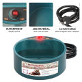 Heated Pet Dog Cat Bowl Heating Feeding Feeder Waterproof 0.58gal/2.2L/74oz. 