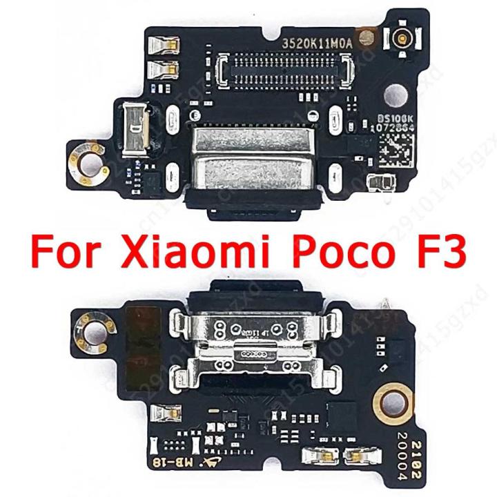 For Xiaomi Redmi K40 / K40 Pro / POCO F3 USB Charging Dock Port Socket Jack Plu g Connector Charge Board Flex