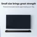 2Pcs Soundbar Stand Universal Anti-Slip Metal. 