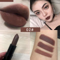 European and American style brown dark dark lipstick vampire aunt red dark purple chocolate brown matte lipstick long-lasting. 