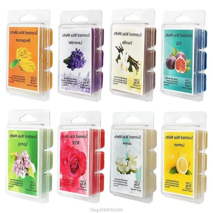 Scented%20Wax%20Melts%20-Set%20of%208%20Assorted%20Wax%20Warmer%20Cubes/Tarts%20-%20Jasmine%20Rose%20Bergamot%20Fig%20Vanilla%20Lemon%20Spring%20Lavender%20S29%2020%20-%20Image%207