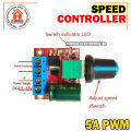 DC-DC 4.5V-35V 5A 90W PWM DC Motor Speed Controller Module Speed Regulator Control Adjust Board Switch 12V 24V PN35-1PCS.