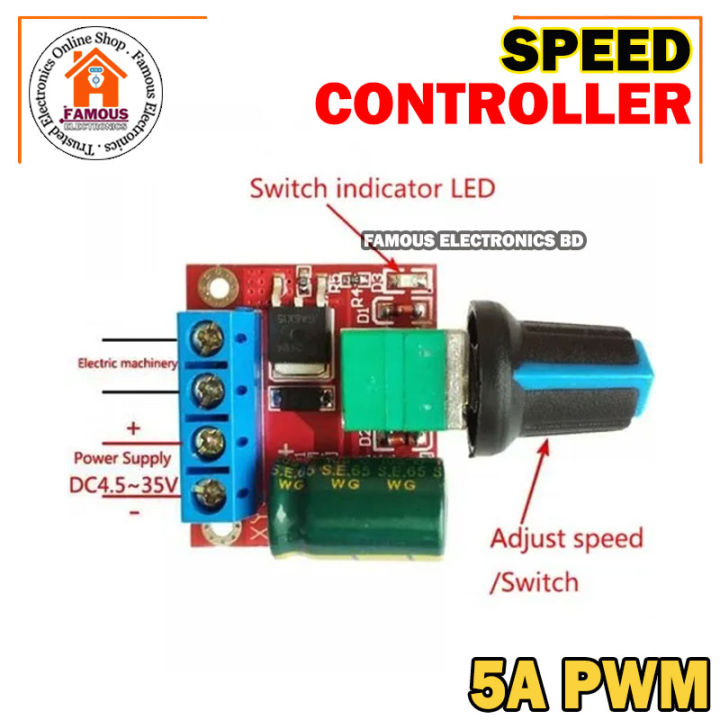 DC-DC%204.5V-35V%205A%2090W%20PWM%20DC%20Motor%20Speed%20Controller%20Module%20Speed%20Regulator%20Control%20Adjust%20Board%20Switch%2012V%2024V%20PN35-1PCS%20-%20Image%203