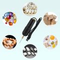 Drill Set Resin Electric Mini Drill with 10pcs Drills Bits for Jewelry DIY Aluminum Products Wood Key Chain Making Resin Casting Molds Black.