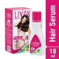 Livon Hair Serum with Argan Oil & Vitamin E for Women & Men For Frizz Free, Smooth & Glossy Hair Moisturizes & Detangles Hair All Hair Types 18 ml. 