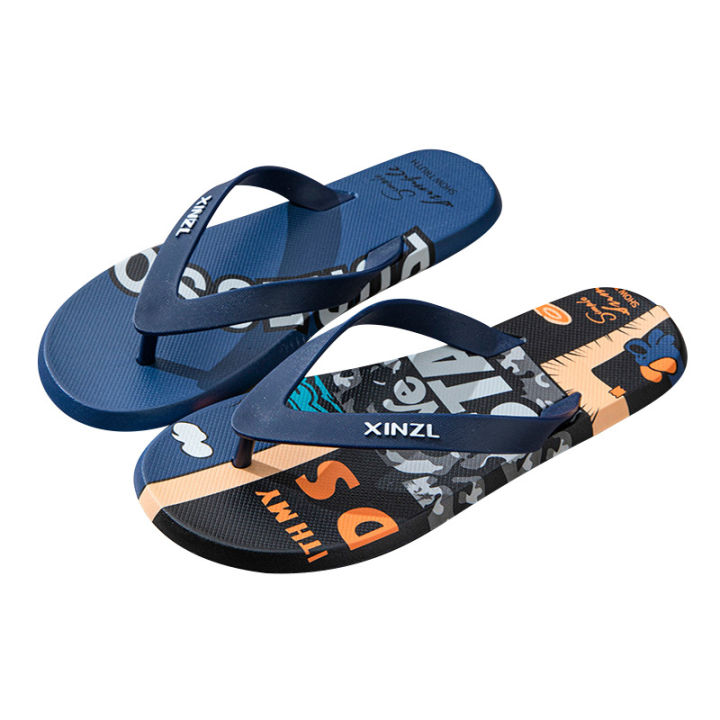 Letter%20Chile%20flip-flops%20men's%20summer%20anti-slip%20wear-resistant%20wear%20clip%20foot%20sports%20fashion%20home%20indoor%20beach%20slippers%20-%20Image%205