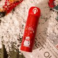 500ml Christmas 2024 Thermos Water Bottle Portable Stainless Steel Vacuum Cup with Lid Elk Santa Thermos Mug Christmas GiftsBasketball. 