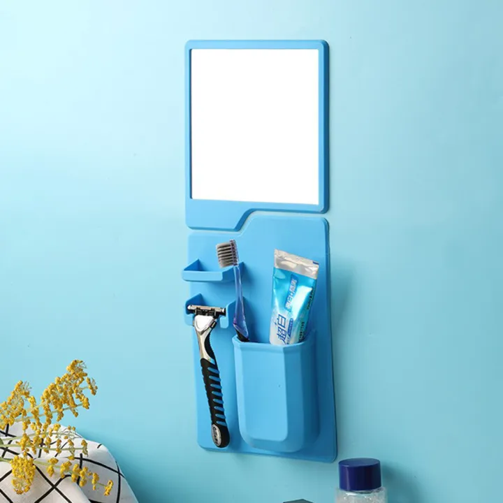 Silicone%20Mirror%20Silicone%20Toothbrush%20Holder%20Self%20Grips%20Mirror%20Shatterproof%20Shaving%20Fashion%20Makeup%20Shower%20Silicone%20Travel%20Washroom%20-%20Image%202