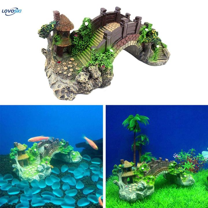Aquarium Fish Tank Decoration Landscape Figurine for Fish Tank Desktop Decor small