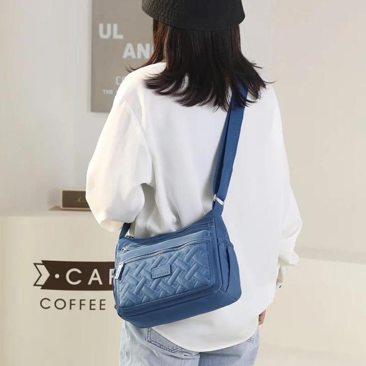 XOUHAM%20Women%20Shoulder%20Crossbody%20Bag%20for%20Women%20Waterproof%20Solid%20Color%20Black%20Pink%20Casual%20Nylon%20Ladies%20Handbag%20Messenger%20Bag%20-%20Image%204