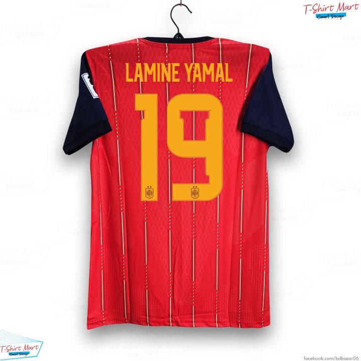 Spain%20World%20Cup%20Jersey%202026%20Thai%20Premium%20Football%20Jersey%20For%20Men%20-%20Lamine%20Yamal%2019%20Half%20Sleeve%20t%20shirt%20-%20Lamine%20Yamal%2019%20Jersey%202026%20-%20Image%203