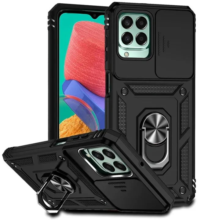 MobiCase%20S1%20For%20Samsung%20Galaxy%20M33%205G%20Back%20Cover%20Phantom%20Shield%20Soft%20Silicone%20TPU%20Shockproof%20Liquid%20Silicone%20Airbag%20Phone%20Case%20Cover%20Black%20Soft%20TPU%20ShockProof%20Phone%20Case%20Cover%20-%20Image%202