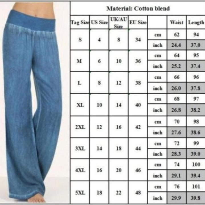 Denim%20Jeans%0APalazzo%20Trousers%0AWomen's%20Pants%0AWide%20Leg%20Jeans%0AElastic%20Waisted%20Pants%20-%20Image%202